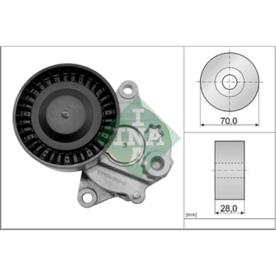 533001710_1.JPG Tendicinghia Cinghia Poly-V 533 0017 10 SCHAEFFLER INA per MERCEDES-BENZ JEEP