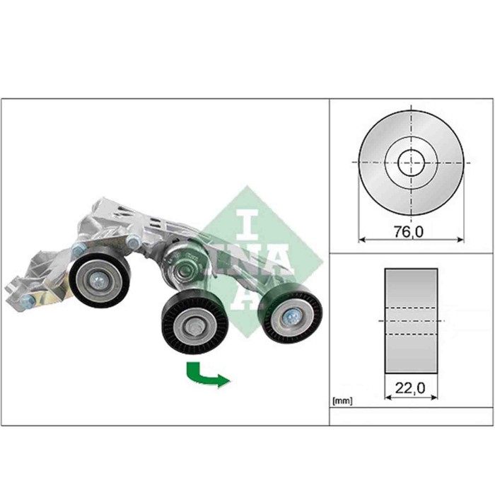 534033810_2.JPG Tendicinghia Cinghia Poly-V 534 0338 10 SCHAEFFLER INA per MERCEDES-BENZ
