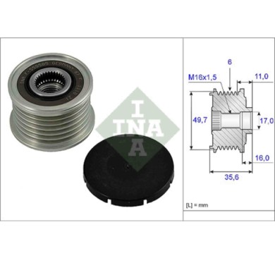 535001610_1.JPG Dispositivo ruota libera alternatore 535 0016 10 SCHAEFFLER INA