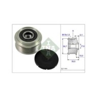 535006510_2.JPG Dispositivo ruota libera alternatore 535 0065 10 SCHAEFFLER INA per OPEL