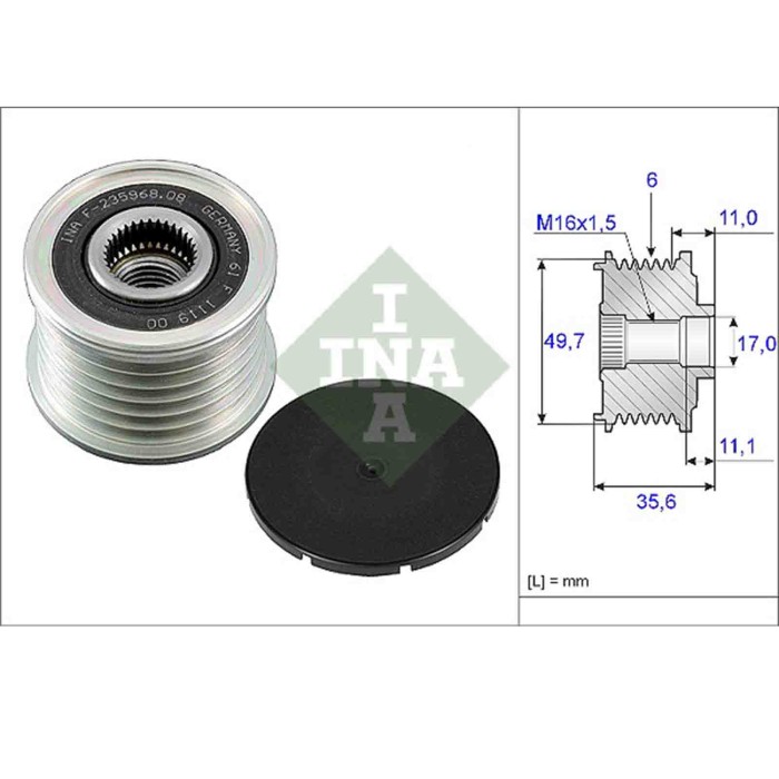 535008610_2.JPG Dispositivo ruota libera alternatore 535 0086 10 SCHAEFFLER INA