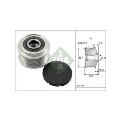 535009810_2.JPG Dispositivo ruota libera alternatore 535 0098 10 SCHAEFFLER INA per FORD