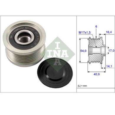 535011210_1.JPG Dispositivo ruota libera alternatore 535 0112 10 SCHAEFFLER INA per OPEL FIAT