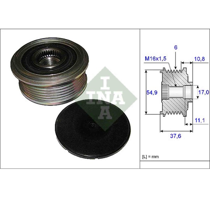 535012310_2.JPG Dispositivo ruota libera alternatore 535 0123 10 SCHAEFFLER INA