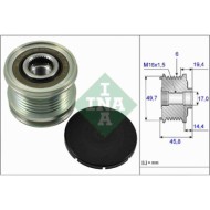 535016810_2.JPG Dispositivo ruota libera alternatore 535 0168 10 SCHAEFFLER INA JEEP
