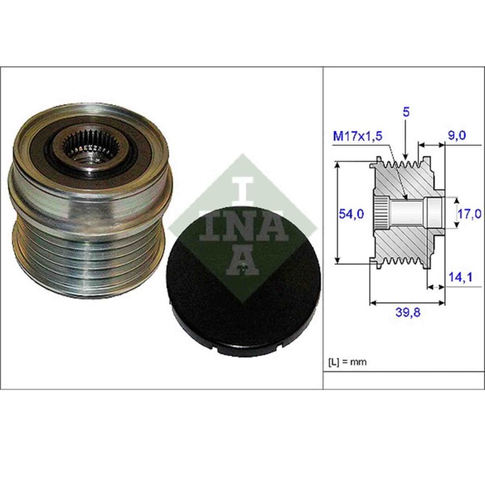 535017110_2.JPG Dispositivo ruota libera alternatore 535 0171 10 SCHAEFFLER INA per OPEL FIAT