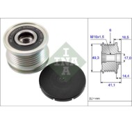 Dispositivo ruota libera alternatore 535 0178 10 SCHAEFFLER INA per PEUGEOT OPEL