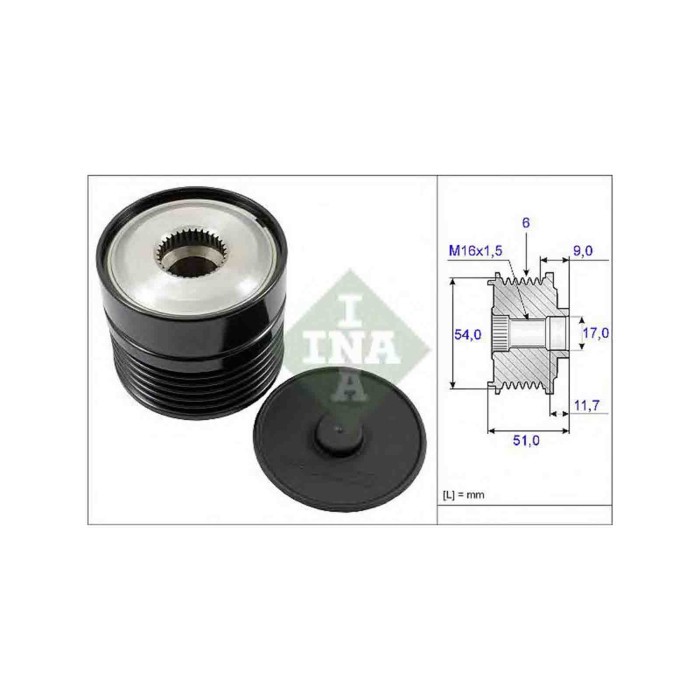 535019210_2.JPG Dispositivo ruota libera alternatore 535 0192 10 SCHAEFFLER INA per FIAT