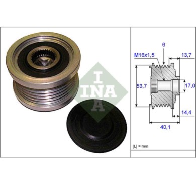 535020210_2.JPG Dispositivo ruota libera alternatore 535 0202 10 SCHAEFFLER INA per BMW OPEL