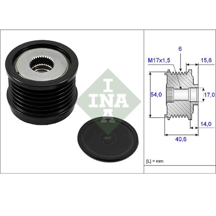 535023010_2.JPG Dispositivo ruota libera alternatore 535 0230 10 SCHAEFFLER INA per FIAT JEEP