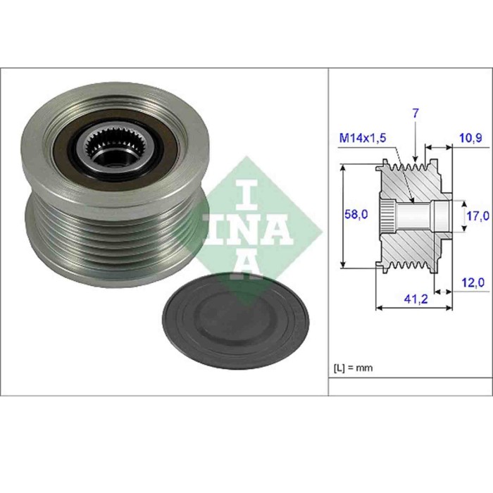 535023210_2.JPG Dispositivo ruota libera alternatore 535 0232 10 SCHAEFFLER INA per TOYOTA LEXUS