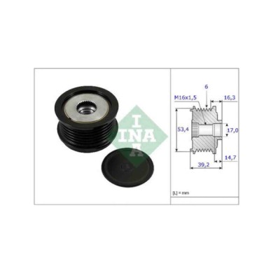 535023610_2.JPG Dispositivo ruota libera alternatore 535 0236 10 SCHAEFFLER INA per FORD VOLVO