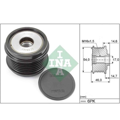 535030810_2.JPG Dispositivo ruota libera alternatore 535 0308 10 SCHAEFFLER INA per PEUGEOT OPEL
