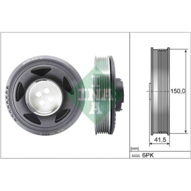 544012910_2.JPG Puleggia cinghia Albero a gomiti 544 0129 10 SCHAEFFLER INA per BMW MINI