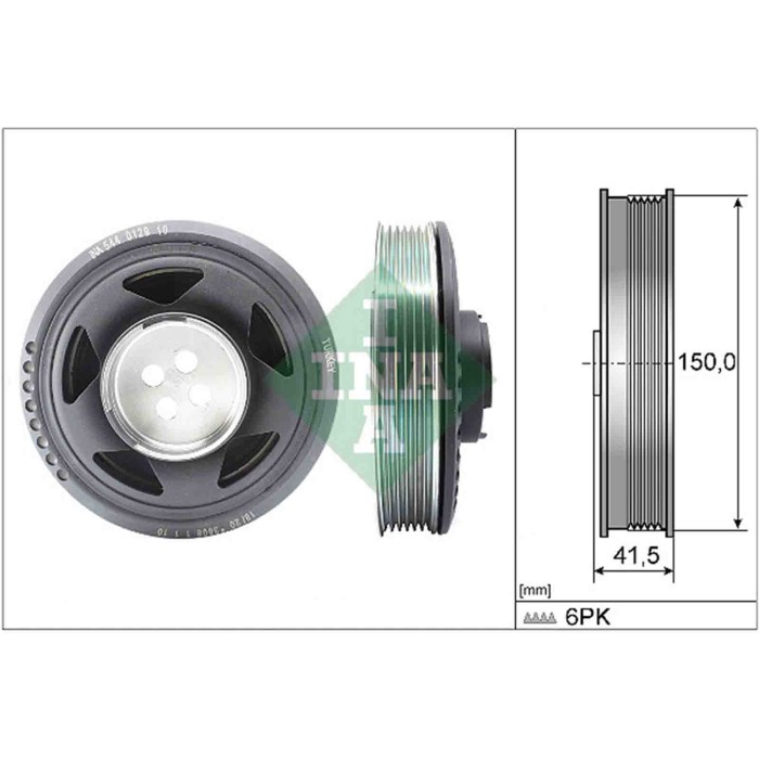 544012910_2.JPG Puleggia cinghia Albero a gomiti 544 0129 10 SCHAEFFLER INA per BMW MINI