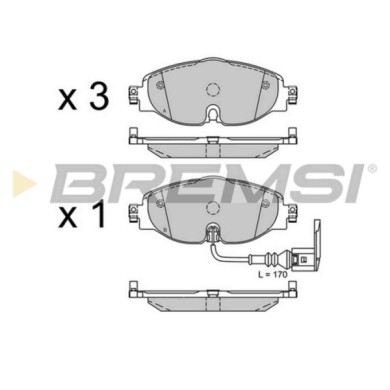 BP3516.JPG Bremsi pastiglie freno 25683 volkswagen audi