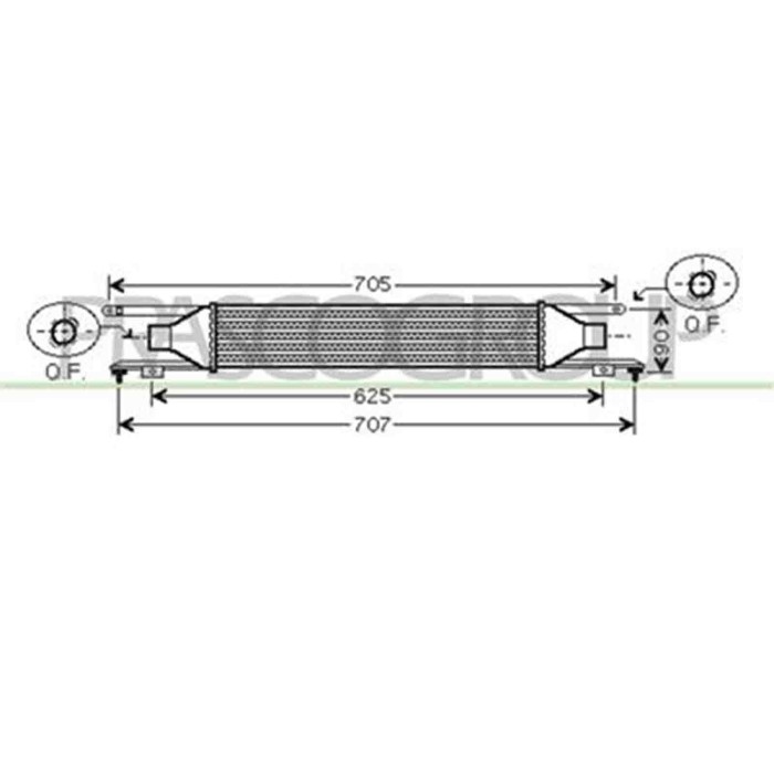 OP034N001_1.JPG Intercooler Per Opel/vauxhall Corsa D Dal 2006 Al 2011