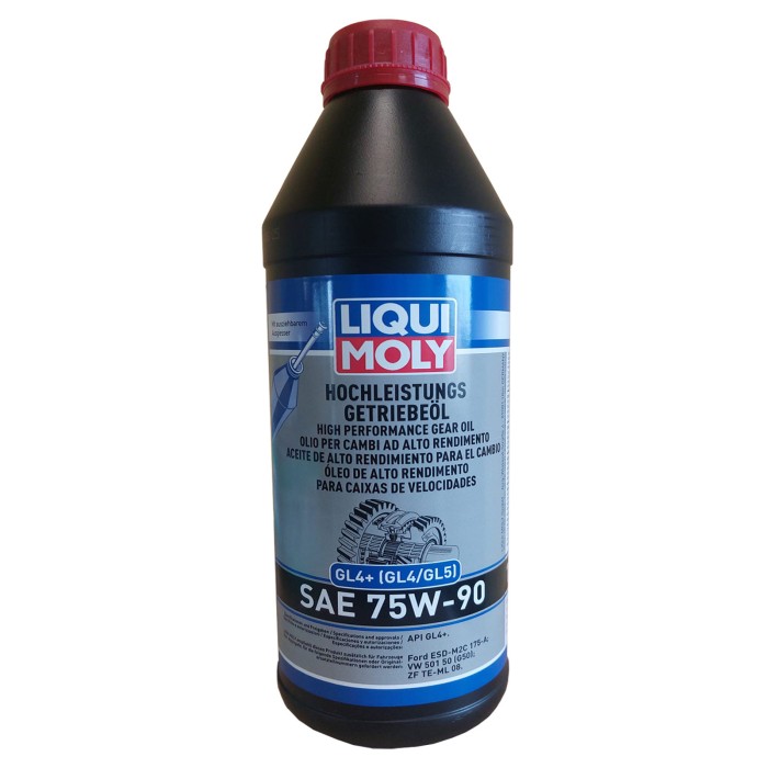 4434_7-PEZZI.jpg Olio per cambi ad alto rendi­mento (GL4+) SAE 75W-90 PER FORD E VOLKSWAGEN. CONFEZIONE 7 LITRI