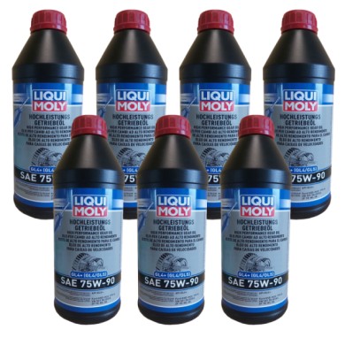 LIQ_4434.jpg Olio per cambi ad alto rendi­mento (GL4+) SAE 75W-90 PER FORD E VOLKSWAGEN. CONFEZIONE 7 LITRI