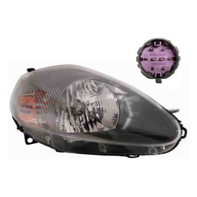 FIAT GRANDE PUNTO 1 SERIE 2005-2009.jpg Proiettore Destro H4 Elettrico Con Motore Per Fiat Grande Punto Dal 2005 Al 2009