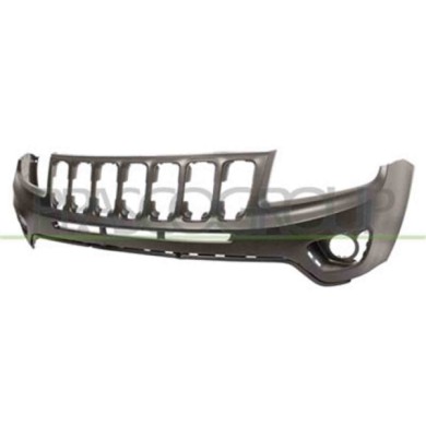 JE0321001_1.JPG Paraurti Anteriore Nero Per Jeep Compass (mk49) Dal 2011 Al 2016