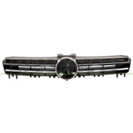 Griglia Radiatore Nera Con Modanatura Cromata Per Volkswagen Golf 7 Dal 2012 Al 2016