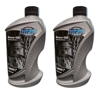 04001X2 (2).jpg MPM 04000 Olio Motore 10W-40 Semi Sintetico ACEA A3-B4 API CF-SN Benzina Diesel GPL 1L - 2 PEZZI