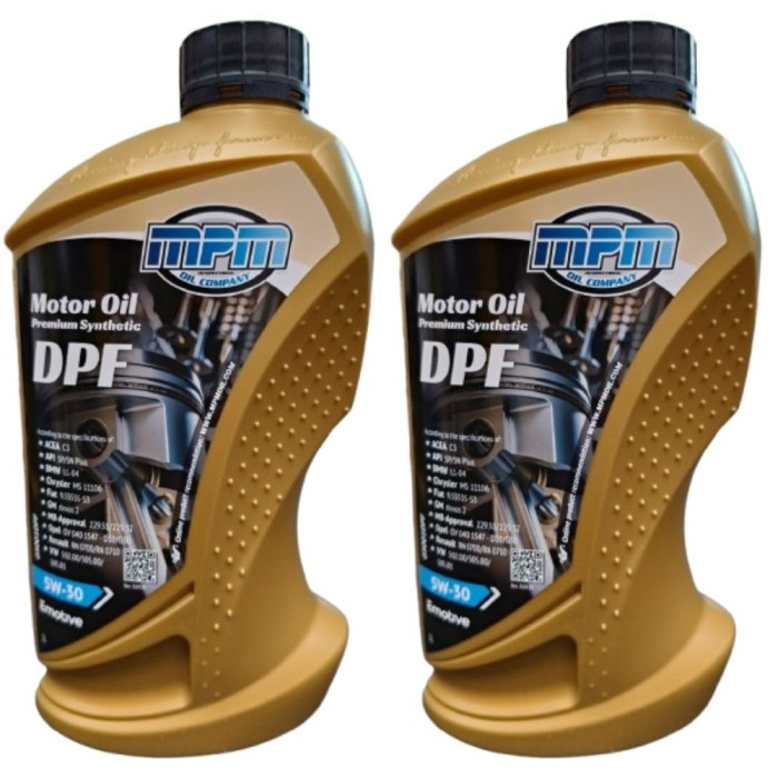 05001DPFX2.jpg MPM05000DPF Olio Motore 5W-30 Premium Synthetic DPF ACEA C3 API SP BMW LL04 MB 229.51 229.52 VW 502.00 505.01 1L 