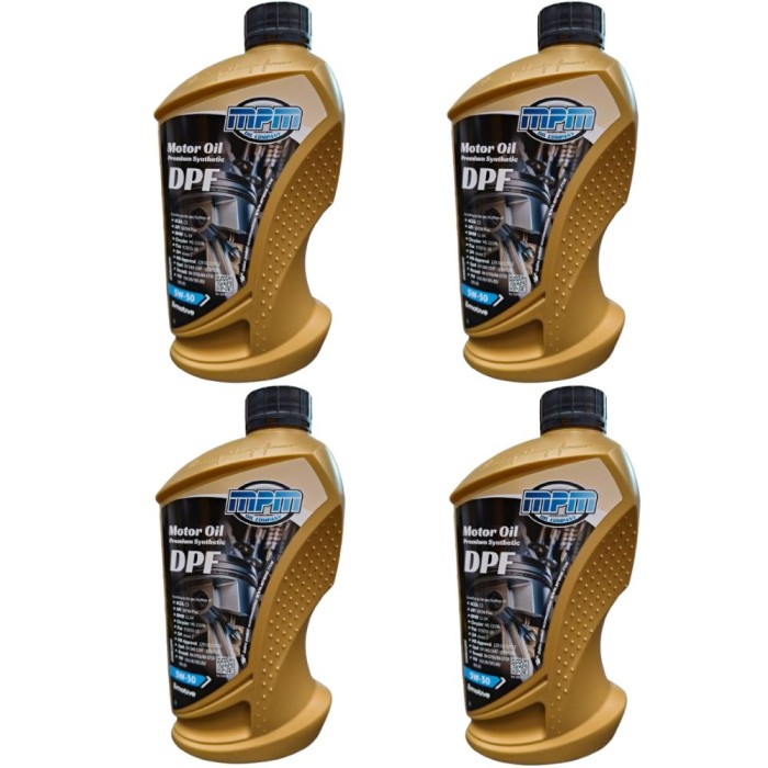 05001DPFX4.jpg MPM05000DPF Olio Motore 5W-30 Premium Synthetic DPF ACEA C3 API SP BMW LL04 MB 229.51 229.52 VW 502.00 505.01 1L 