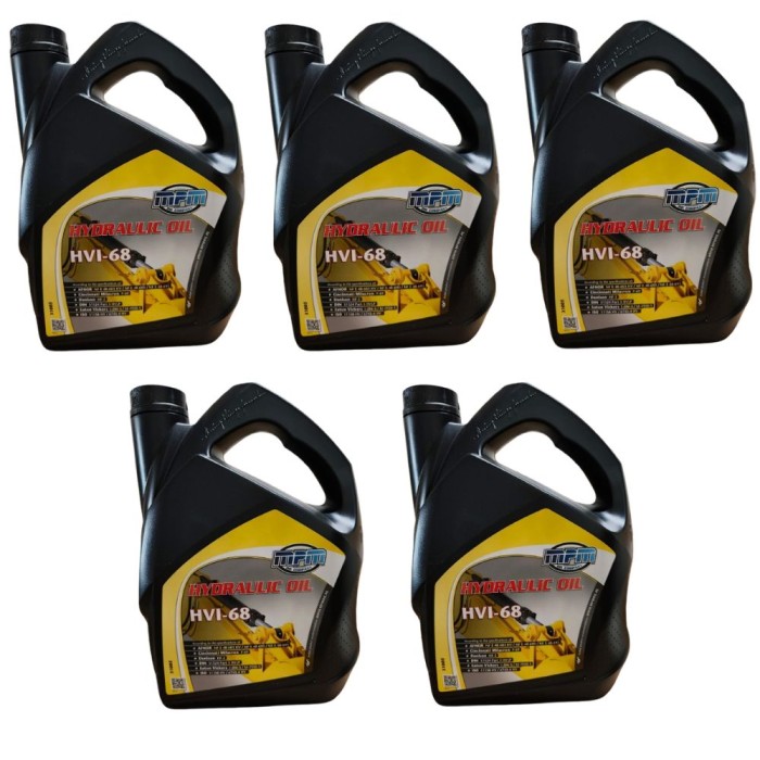 31005X5.jpg MPM 31000 Olio Idraulico HVI 68 ISO VG 68 HVLP DIN 51524 Part 3 AFNOR NF E 48-603 Eaton Vickers 5 Litri - 5 PEZZI