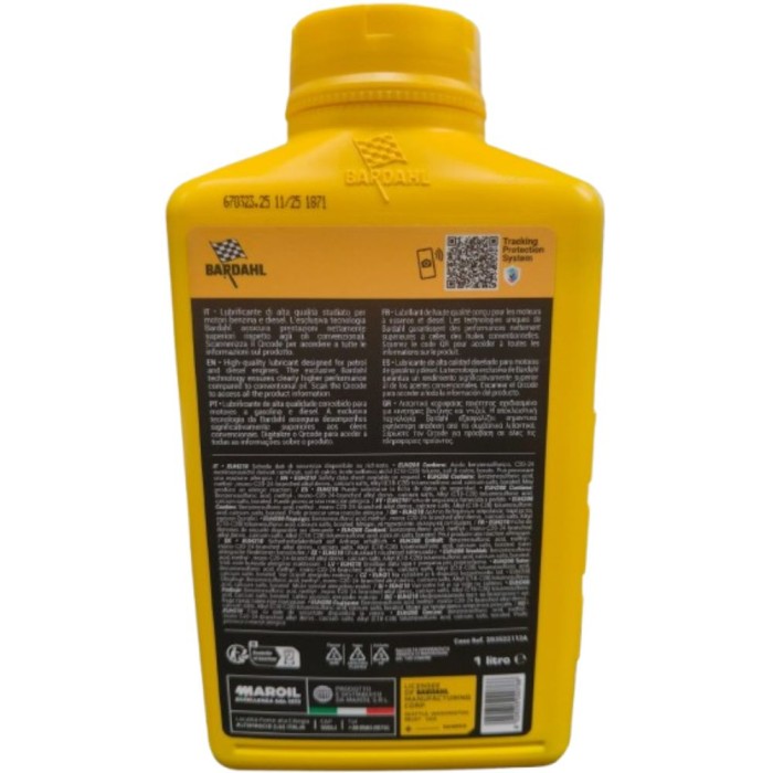 316039X4.jpg Bardahl Olio Motore XT 5W30 R17 Lubrificante Sintetico per Auto Benzina e Diesel Alte Prestazioni 4PZ