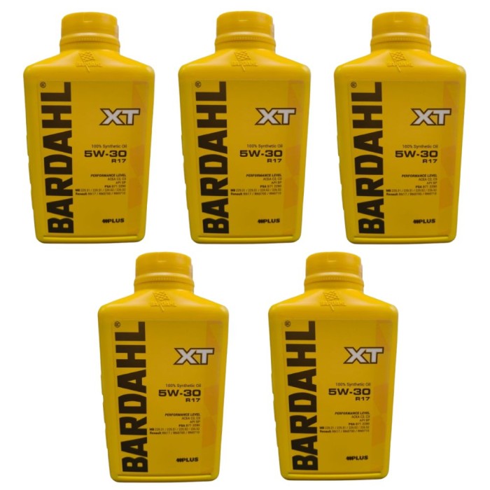 316039X5 (2).jpg Bardahl Olio Motore XT 5W30 R17 Lubrificante Sintetico per Auto Benzina e Diesel Alte Prestazioni 5PZ