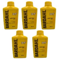 Bardahl Olio Motore XT 5W30 R17 Lubrificante Sintetico per Auto Benzina e Diesel Alte Prestazioni 5PZ