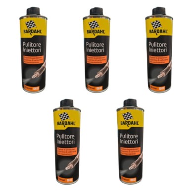 122031X5 (2).jpg Bardahl Injector Cleaner 5 X 500 Ml 122031 Pulitore Iniettori Diesel