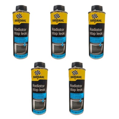 161X5 (2).jpg Bardahl Radiator Cleaner 300ml 161 Disincrostante Pulizia Radiatore 5 PEZZI