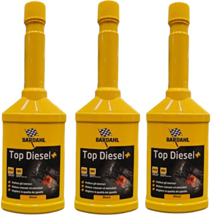 120019X3 (2).jpg Bardahl Top Diesel 3x250ml 120019 Additivo Pulizia Iniettori Gasolio