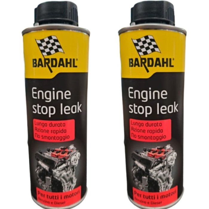 145023X2 (2).jpg Bardahl Engine Stop Leak 300ml 145023 Anti Perdite Olio Motore X2