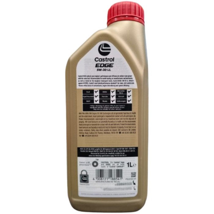 15665F (2).jpg Castrol Edge 5w-30 M Olio Motore Progettato Per Alte Prestazioni
