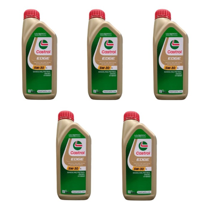 15665FX5 (2).jpg Castrol Edge 5w-30 M Olio Motore Progettato Per Alte Prestazioni 5 PEZZI