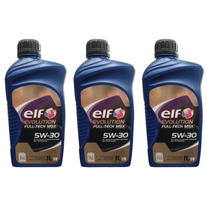 ELFELF530_3LT (2).jpg Elf Evolution Full Tech Msx 5w-30 Olio Motore Per Alte Prestazioni 3PZ