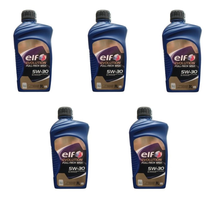 ELFELF530_5LT (2).jpg Elf Evolution Full Tech Msx 5w-30 Olio Motore Per Alte Prestazioni 5PZ