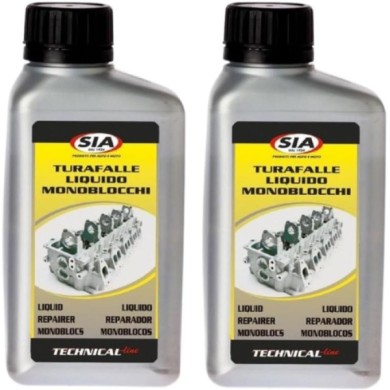 4002X2 (2).jpg SIA 4002 TURAFALLE LIQUIDO METALLIZZATO PER MONOBLOCCHI CILINDRI E TESTATE. FORMATO FALCONE 200 ML X2