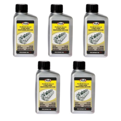 4002X5 (2).jpg SIA 4002 TURAFALLE LIQUIDO METALLIZZATO PER MONOBLOCCHI CILINDRI E TESTATE. FORMATO FALCONE 200 ML X5