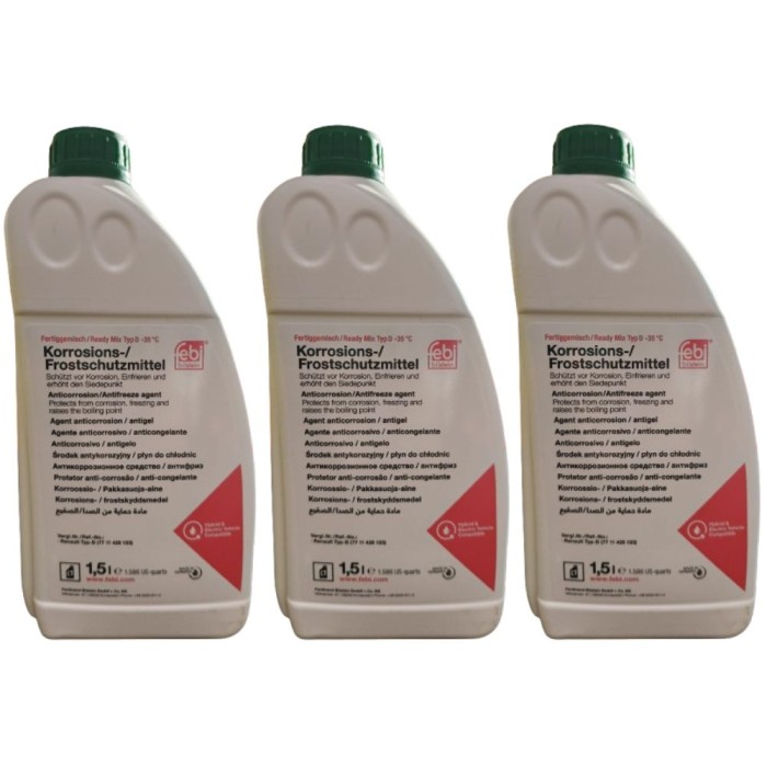 FE26580X3 (2).jpg Liquido Radiatore Antigelo Pronto All'uso Febi Verde Anticorrosivo 1,5l 3PZ