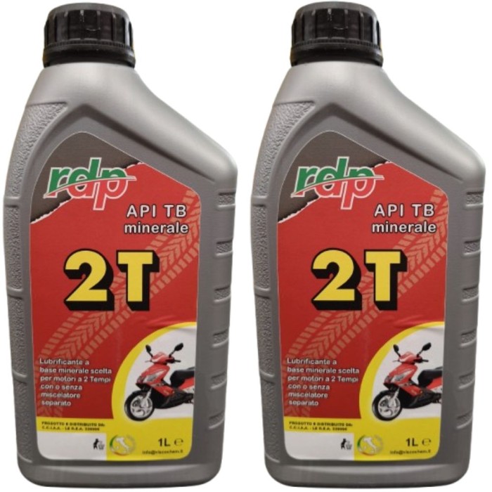 104030001X2 (2).jpg RDP API TB 2T - Lubrificante a base minerale per motori a 2 Tempi con o senza miscelatore separato 2PZ