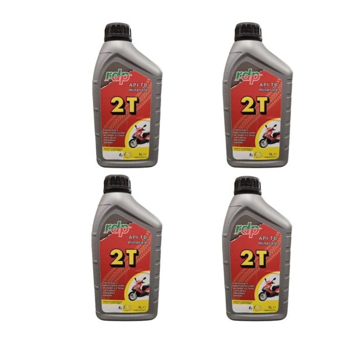 104030001X4 (2).jpg RDP API TB 2T - Lubrificante a base minerale per motori a 2 Tempi con o senza miscelatore separato 4PZ