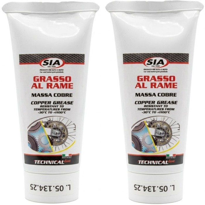6051X2 (2).png SIA 6051 Grasso al Rame Antifischio per Pastiglie 125ml 2PZ