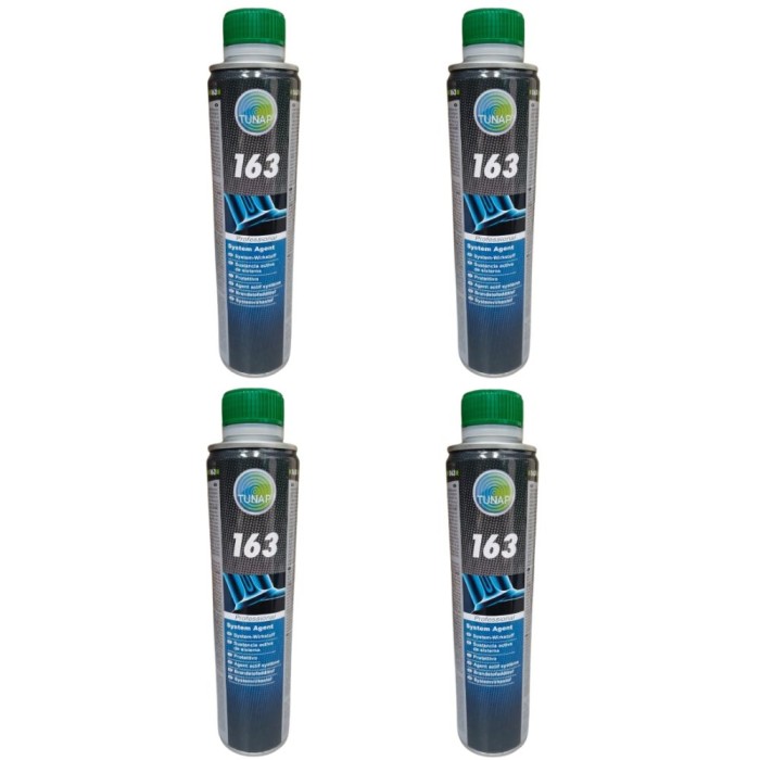 16300375AB_X4.JPG Tunap 163 Protettivo 375ml Pulitore Iniettori Benzina Gpl O Metano 4 Pezzi