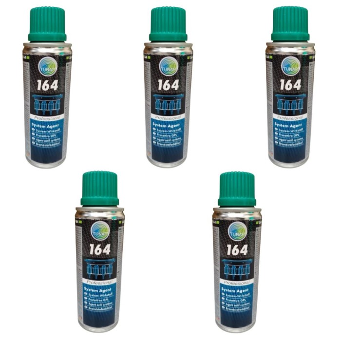 16400100AX5.jpg Tunap 164 Pulitore Gpl Professional 100ml Concentrato Attivo Per Liquido 5 PEZZI