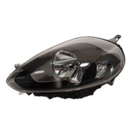 Proiettore Sinistro H4 Elettrico Con Motore Per Fiat Punto Evo Dal 2009 Al 2012